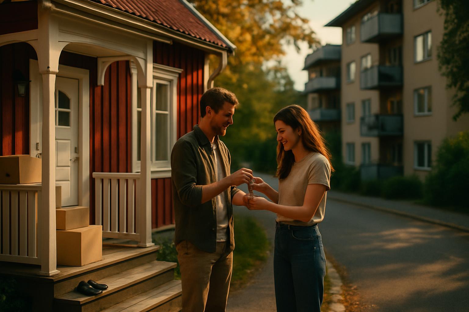 Villapriser upp – bostadsrätter ned i augusti 2025